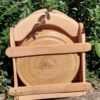 Valija 22cm c/6 platos y tabla de madera algarrobo