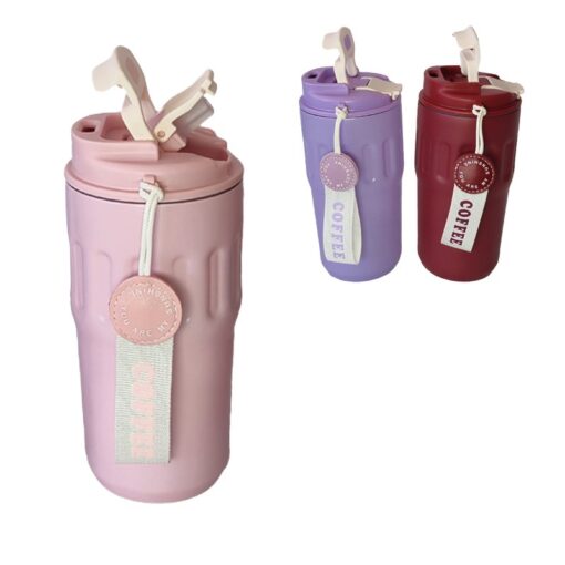 Vaso acero termico doble pico 500ml (43207)
