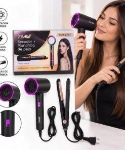 Combo secador de pelo y mini plancha