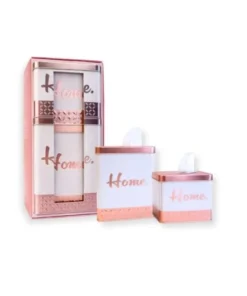 Set yerbera + azucarera rect home blanco cja(11838)