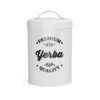 Lata redonda yerbera blanco c/tapa 12x17 (12194