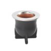 Mate plastico xl con virola gris topo (12689)
