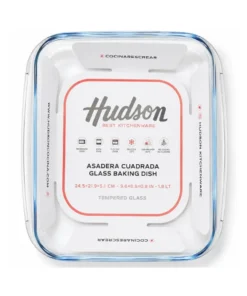 Asad. cuadrada hudson 21cm vidrio