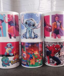 Taza polimero animada