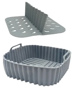 Molde silicona cuad/con divi freidora(19543)