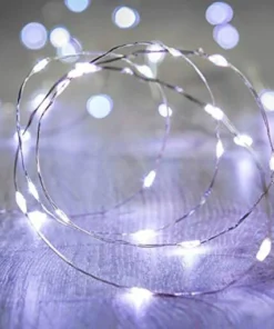 Luces(20627)alambre 30 led 3mt blancas