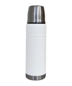 Termo ac.blanco 70c tapon push acero hudson(21771)