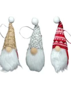 Adorno papa noel 19c tela tejida(24188)