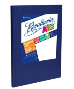 Cuaderno ABC 19x23 x 50 hojas rayadas azul(362220)