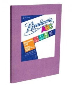 Cuaderno ABC 19x23 x 50 hojas rayadas lila(362231)