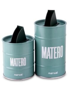 Set lata matero  verde eucalipto