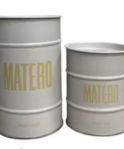 Set lata matero gris (40914)