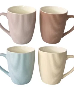 Jarro bombe 8c c/rayas verticales nordico(43156)