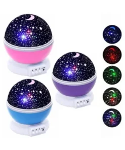 Lampara luz proyectora estrella usb/pilas(43370)