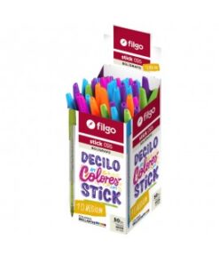 Boligrafo Stick SURTIDO 1mmFLG (455352)