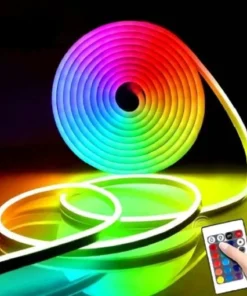 Manguera(51363)led rgb neon c/control 5mt usb