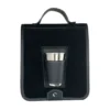 Porta plato c/vaso y cub.carpincho negro(62912)