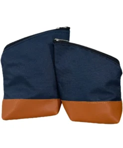 Set yerbera + azucarera c/eco-cuero cordura azul(71255)