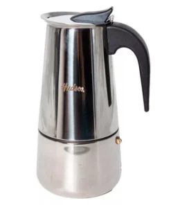Cafetera t/italiana ac.inix c/asa 9 tazas hudson(72281)