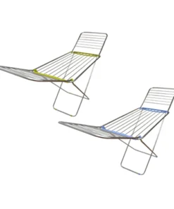 Tendedero pie aluminio c/alas 18m(80011)