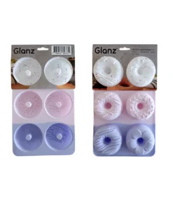 Molde para donas x 6 silicona labrada(84637)