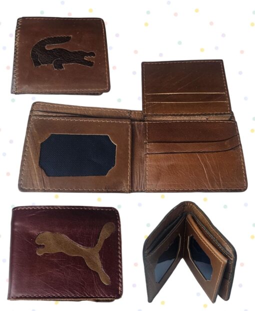 Billetera de cuero marca surtida