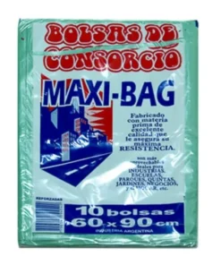 Bolsas maxi-bag verde x10 60x90c(94542)