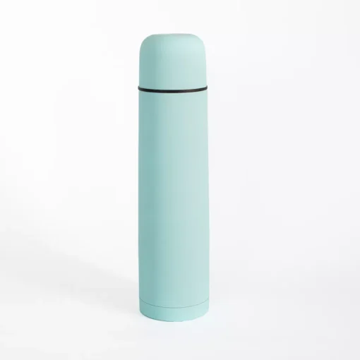 TERMO ACERO ENGOMADO COLOR PASTELROSA Y AQUA  X 1L ( 92097 ) - Imagen 2