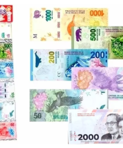 Billetes didactico tira x80