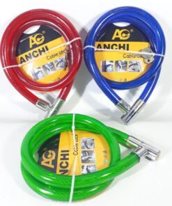 Linga para bici punta metal 1m