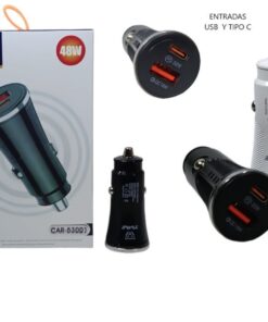 Cargador de auto pd 20w+ QC 3.0