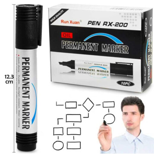Marcador permanente Negro