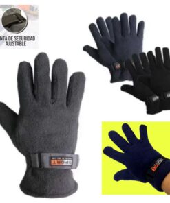 Guante polar con abrojo