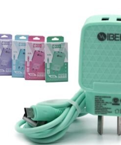 Cargador ibek 4.8A micro-v8 cable desmontable