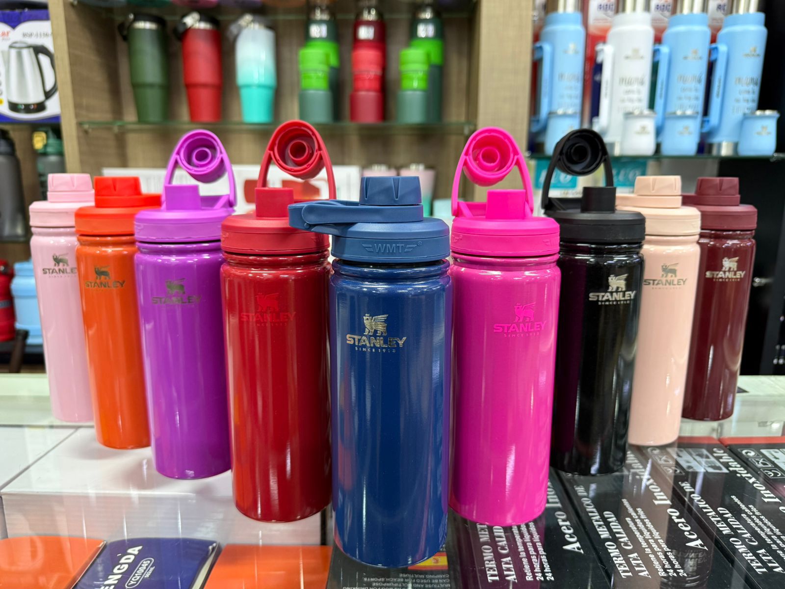 Botella acero 600cc tapa a rosca grabada