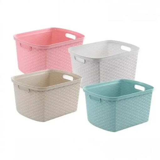 Canasto 5l 20x28c s/rattan pastel star company (10817)