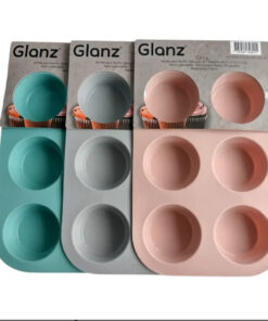 Molde p/muffin silicona x6 25X17X3c (84601)