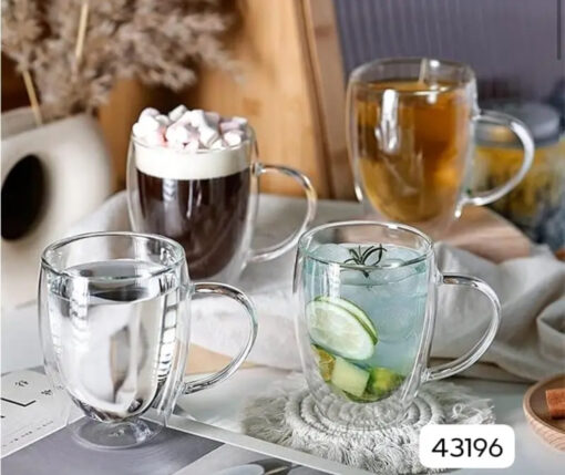 Jarro cafe bombe doble vidrio 350ml (43196)
