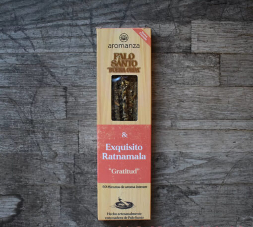 Sahumerio Tao natural x5 Palo Santo Ratnamala (38195)