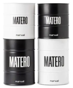Set yerbera+azucarera matero blanco/negro (81083)
