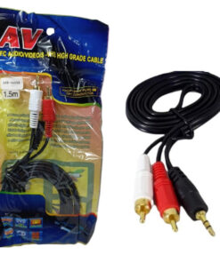 Cable 2a1 de 1.5m (3.5 a 2 RCA) CAB-46008