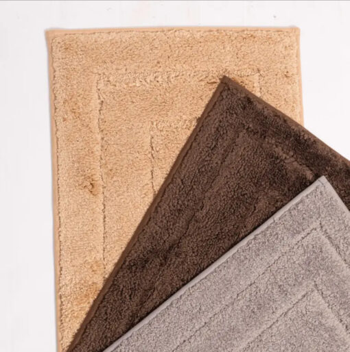 Alfombra baño polyester pelo (63507)
