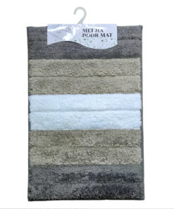 Alfombra baño tricolor (43483)