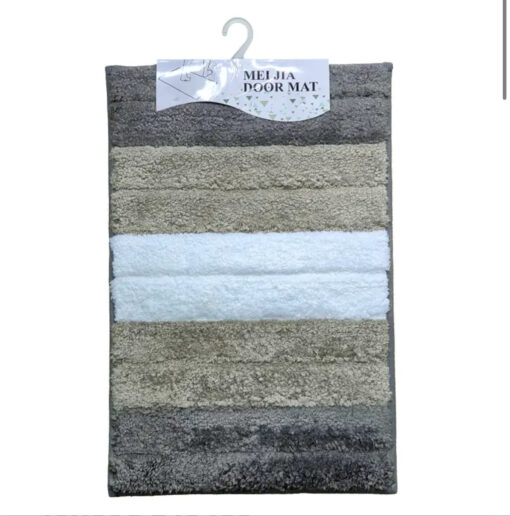 Alfombra baño tricolor (43483)