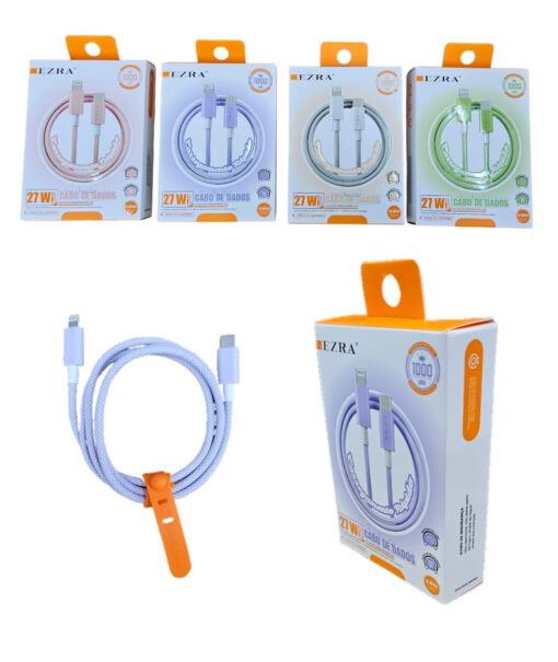 Cable Ezra reforzado 27w tipo C a Iphone