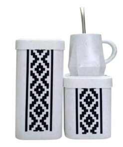 Set matero cuadrado guarda Pampa Yerba piedra (58254)