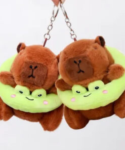 Llavero peluche Capybara flota