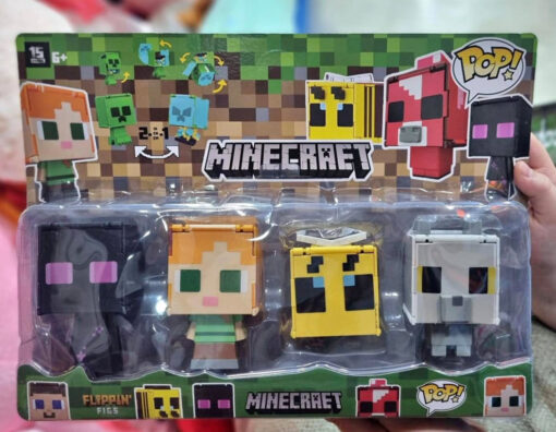 Blister Minecraft 4 piezas