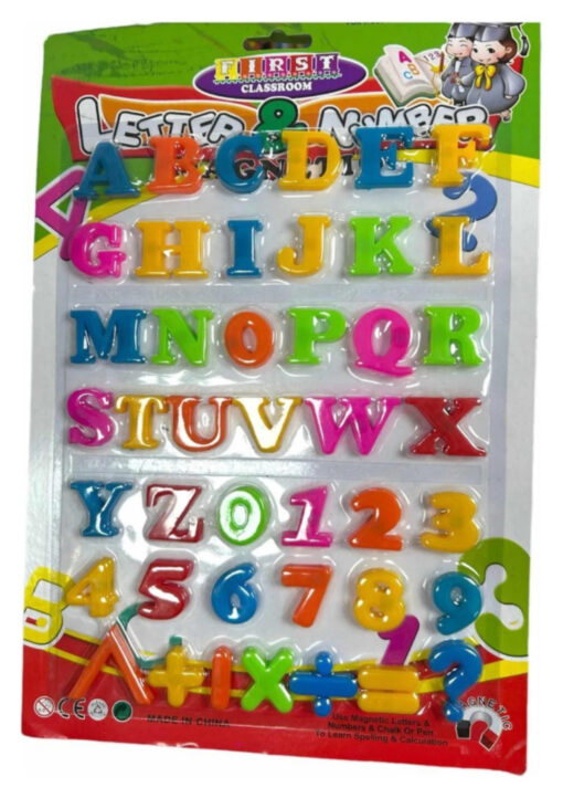Blister numeros y letras