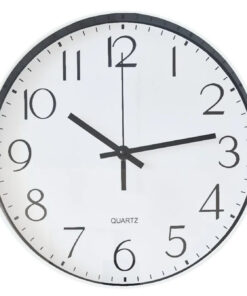 Reloj pared 30c blanco (33454)